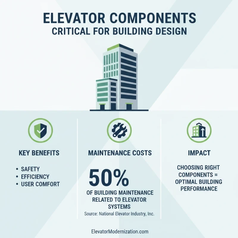 Como escolher os componentes de elevador certos para o seu edifício?