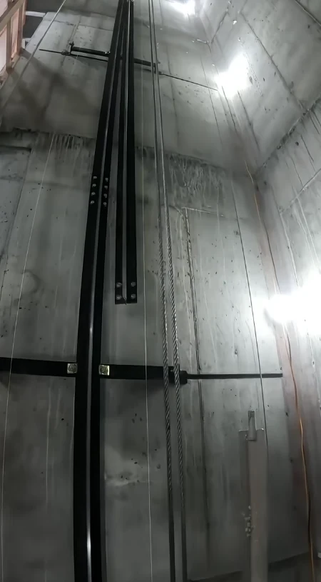 elevator guide rail installation and alignment