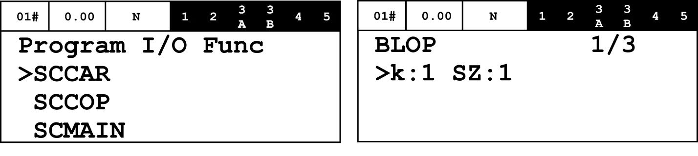 CO SC 1 Elevator I/O Programming: SCMAIN, SCCAR, BIOGIO & CANGIO Setup