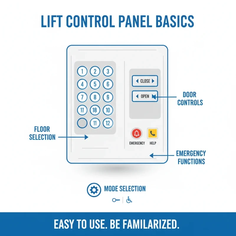 How to Use a Lift Control Panel Effectively?