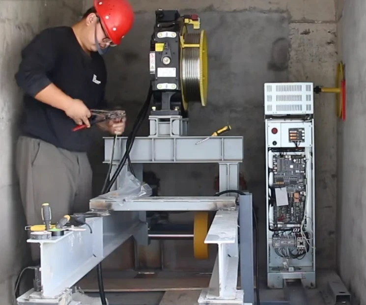 elevator machine room traction machine control cabinet