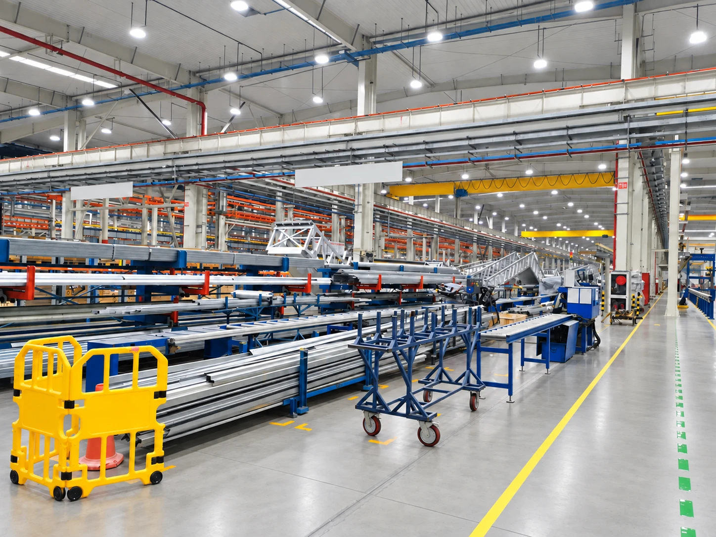 Escalator frame assembly