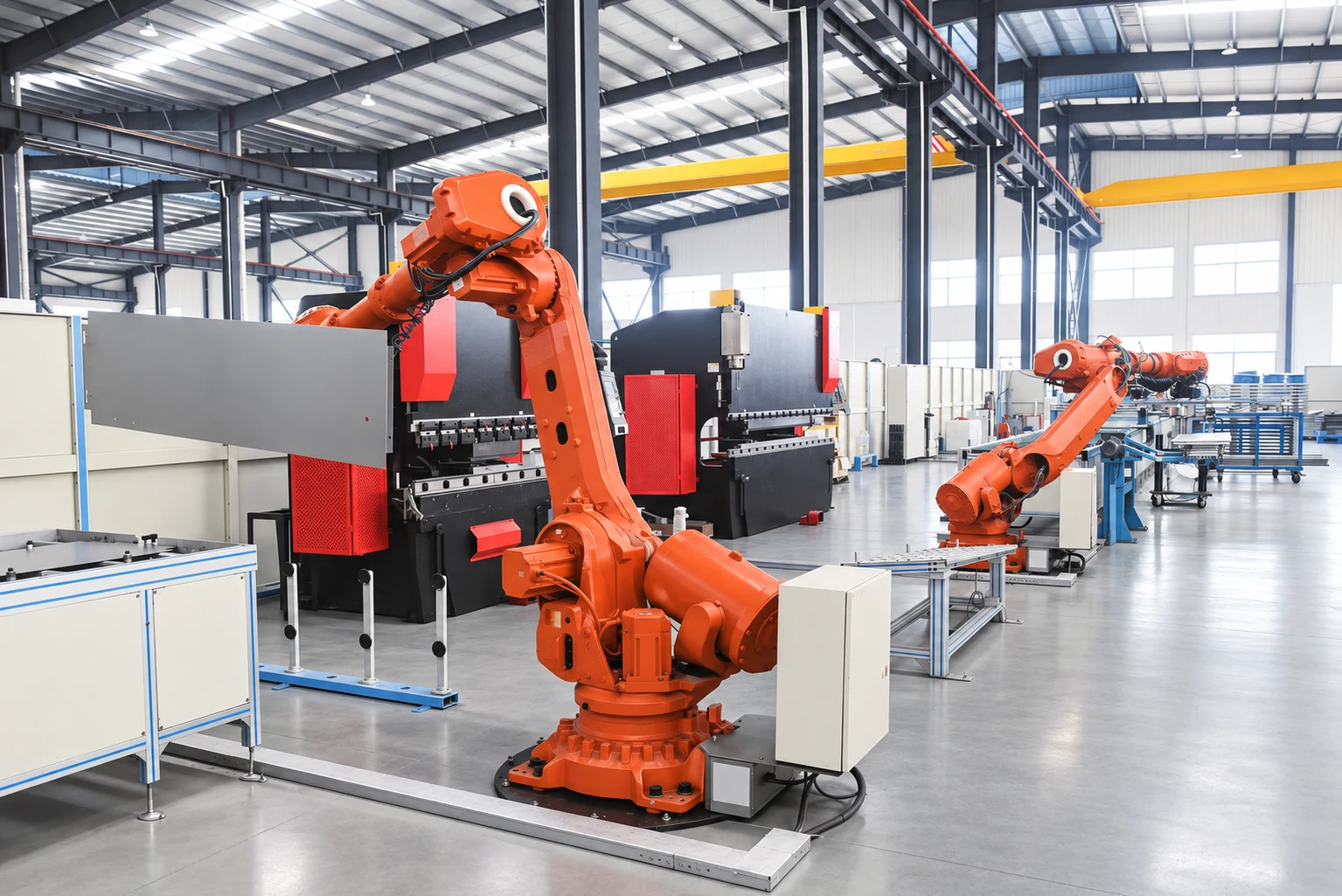 Robotic manufacturing stations