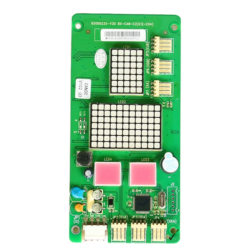 Placa de display de chamada externa BX-CAN-C2 65000220-V30 G12-C04 peças de elevador acessórios de elevador