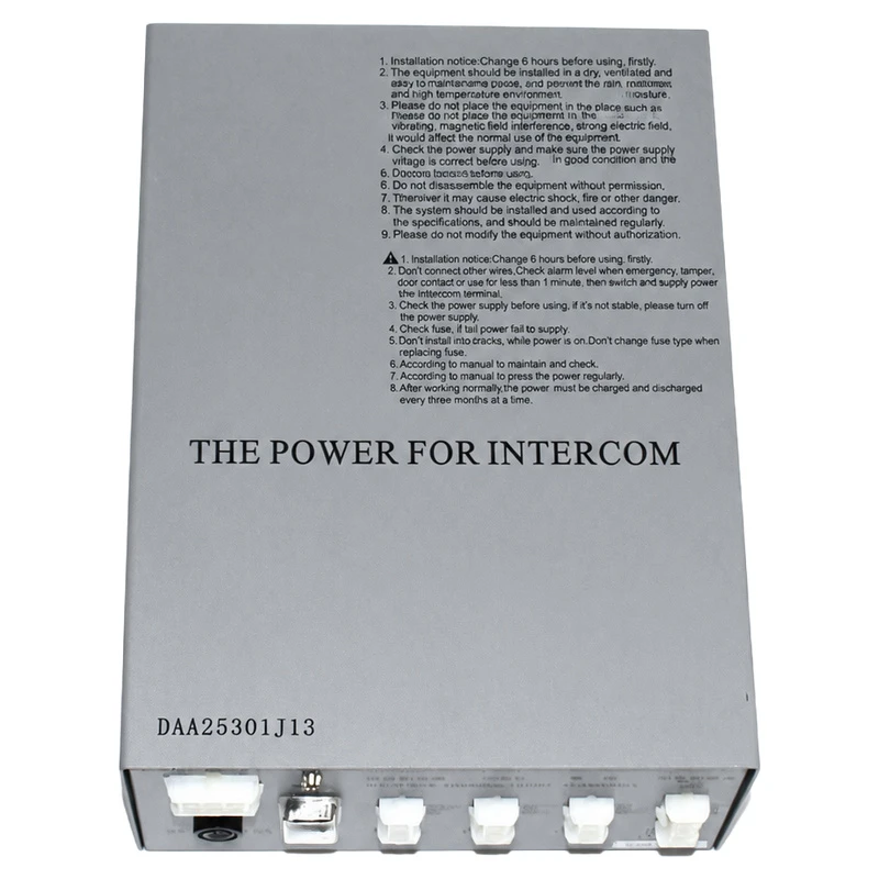 Caja de fuente de alimentación de emergencia para intercomunicador DAA25301J13 J16 J19, piezas de elevadores OTIS y accesorios para elevadores