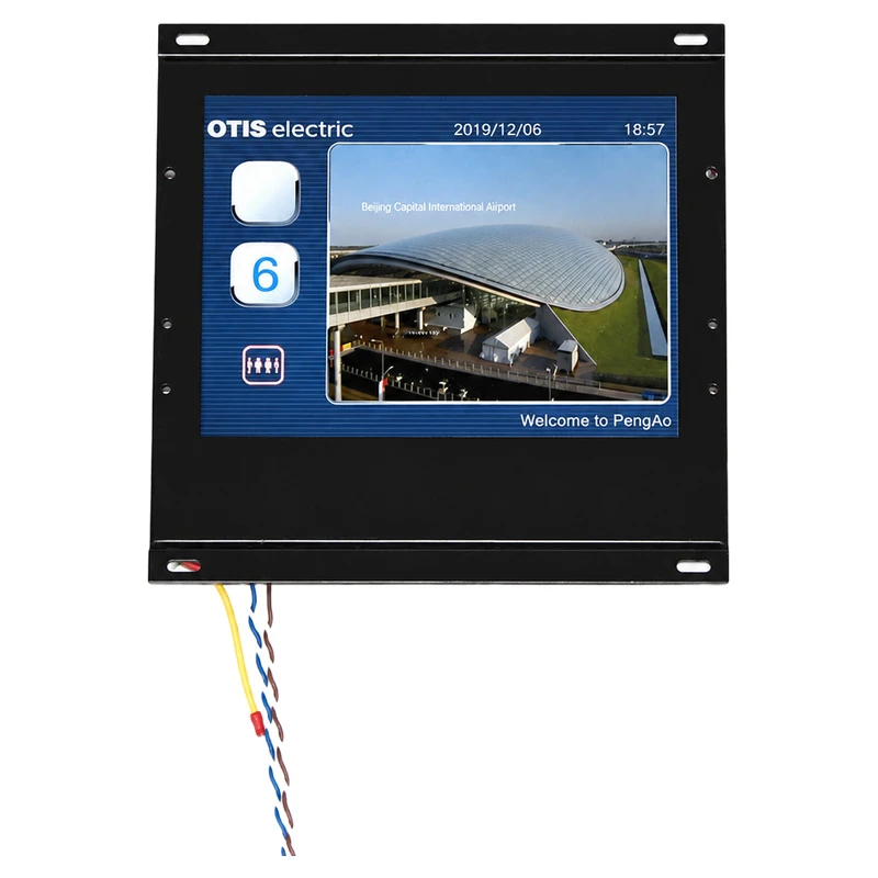 XAA25140AFC2 XAA25140AFC3 tela de monitor multimídia de 10,4 polegadas Peças de elevador OTIS acessórios para elevadores