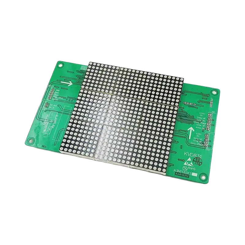 Placa de voz do painel de controle do elevador 3300 3600 VCA 11.QD 591782 591838 peças para elevador