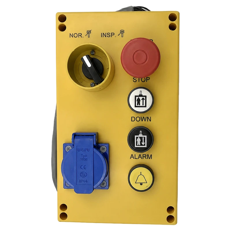 Caja de mantenimiento de la parte superior de la cabina del elevador 3600, 13 pines, 57635400, piezas de elevador