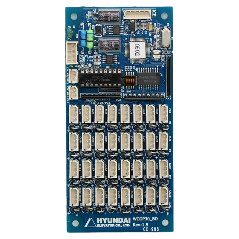 Tarjeta de botones WCOP30 BD CC-908, piezas y accesorios para elevador HYUNDAY