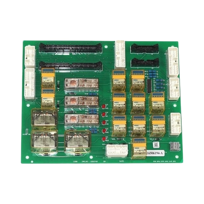 Tarjeta de relevadores GVF 16506194-A IOSB DWG.NO 12501749, partes de elevador Hitachi, accesorios de elevador