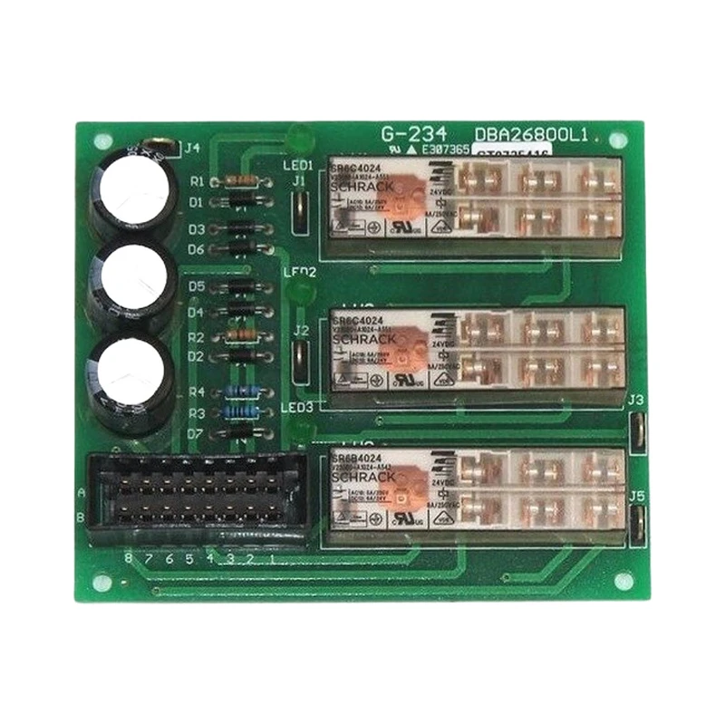 Placa de relé de controle de bypass da porta DBA26800L1 G-234, peças de elevador OTIS, acessórios para elevadores