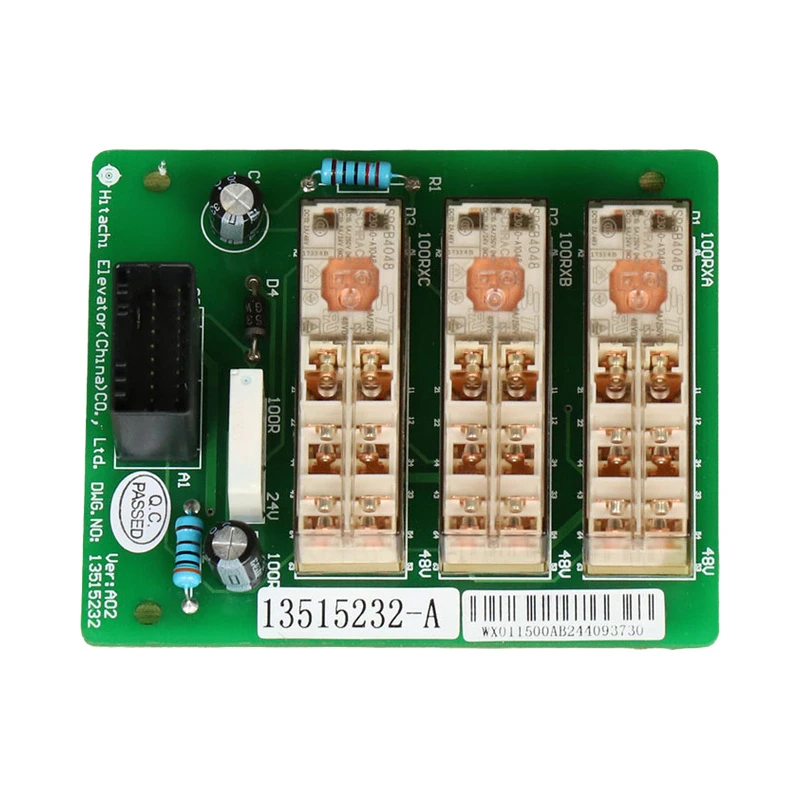 Tarjeta de relevadores para partes de elevador Hitachi 13515232-A DWG.NO: 13515232, accesorios de elevador