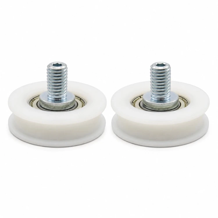 Nylon door hanger wheel