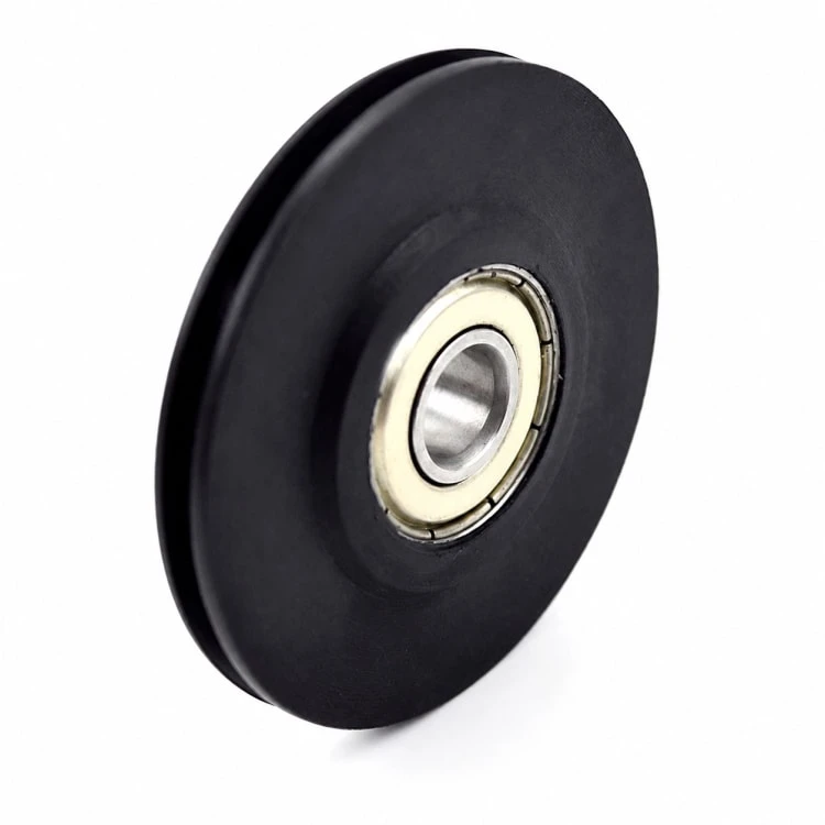 Vertical sliding door roller